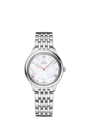 [434.10.30.60.05.001 (aka: 43410306005001)] De Ville Quartz 30 Stainless Steel / MOP / Bracelet
