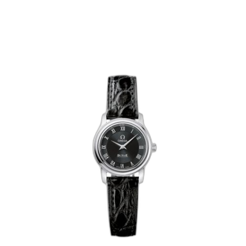 [4870.52.01 (aka: 48705201)] De Ville Prestige Quartz 22 Black / Strap