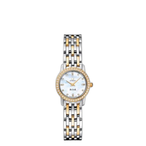 [4375.57.00 (aka: 43755700)] De Ville Prestige Quartz 22 Two Tone Diamond / MOP / Bracelet