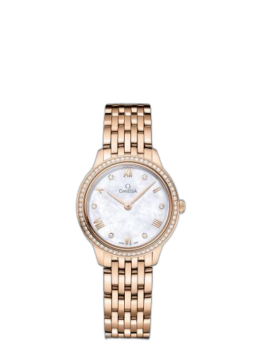 [434.55.28.60.55.001 (aka: 43455286055001)] De Ville Quartz 27.5 Sedna Gold - Diamond / MOP - Diamond / Bracelet