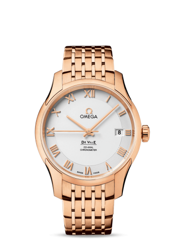 [431.50.41.21.02.001 (aka: 43150412102001)] De Ville Co-Axial 41 Red Gold / Silver / Bracelet
