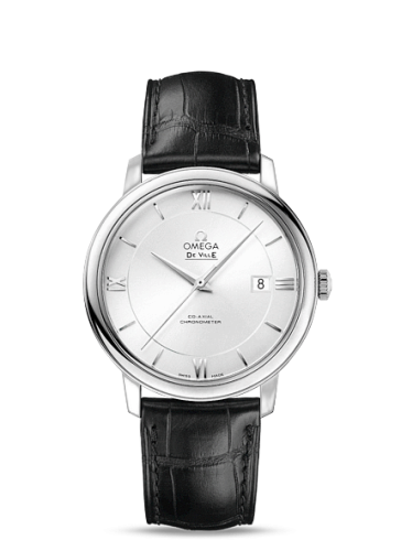 [424.13.40.20.02.001 (aka: 42413402002001)] De Ville Prestige Co-Axial 39.5 Stainless Steel / Silver