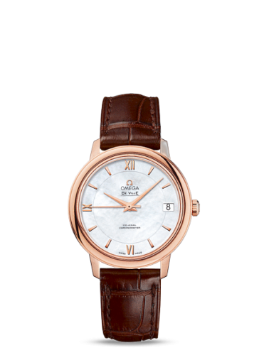 [424.53.33.20.05.001 (aka: 42453332005001)] De Ville Prestige Co-Axial 32.7 Red Gold / MOP
