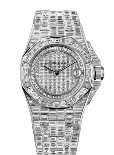 [67543BC.ZZ.9185BC.01] Royal Oak OffShore 67543 Lady Quartz Full Baguette