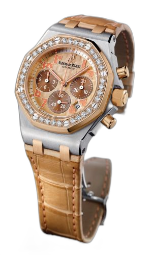 [26113SR.ZZ.D804CR.01] Royal Oak OffShore 26113 Lady Chronograph Suade