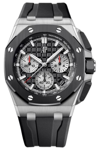 [26420SO.OO.A002CA.01] Royal Oak Offshore 43 Stainless Steel / Ceramic / Black