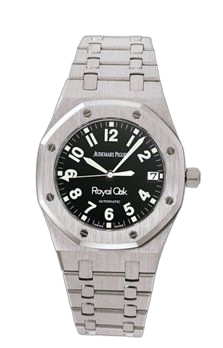 [14790ST.OO.0789ST.07] Royal Oak 14790 Date Stainless Steel / Military