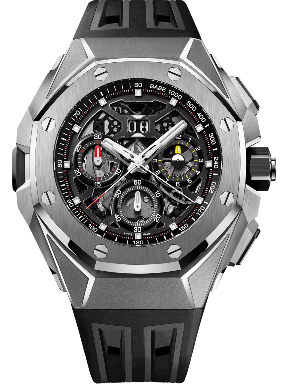 [26650TI.OO.D013CA.01] Royal Oak Concept Split Second Chronograh GMT Large Date Titanium / Skeleton