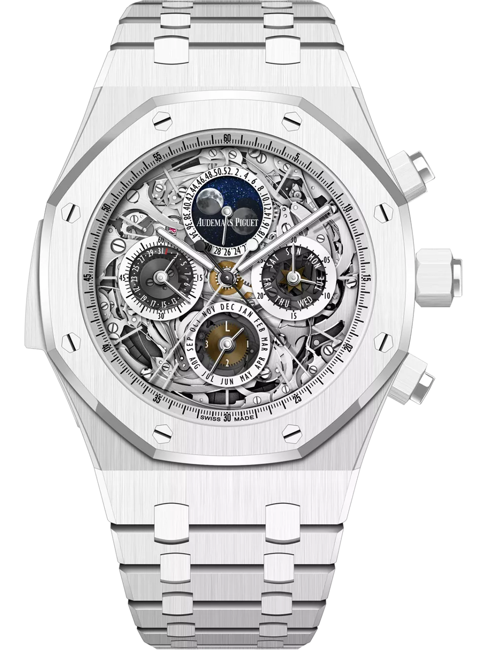 [26605CB.OO.1248CB.01] Royal Oak Grande Complication Openworked White Ceramic