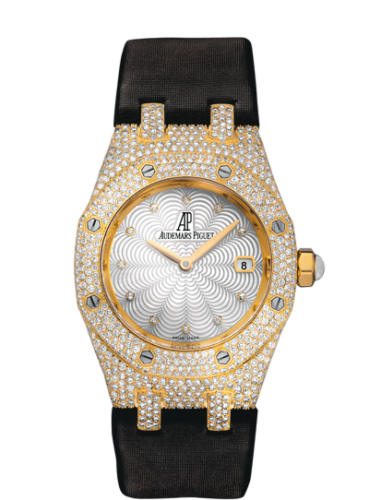 [67605BA.ZZ.D080SU.01] Royal Oak 67601 Quartz Yellow Gold / Diamond / MOP