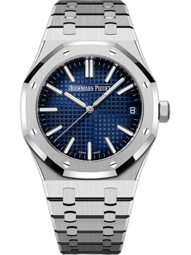 [15510BC.OO.1320BC.04] Royal Oak Selfwinding 41 White Gold / Smoked Blue