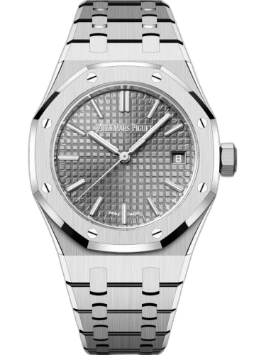 [15550ST.OO.1356ST.07] Royal Oak Selfwinding 37 Stainless Steel / Grey