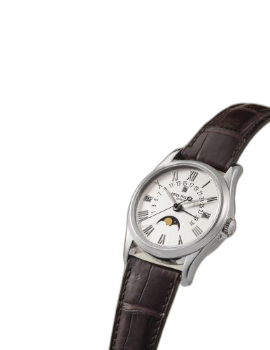 [5050G-001] Perpetual Calendar 5050 White Gold / Silver Roman