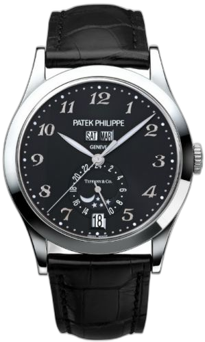 [5396G-012] Annual Calendar 5396 White Gold Tiffany