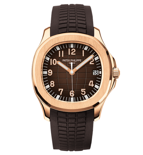 [5167R-001] Aquanaut 5167 Rose Gold / Brown