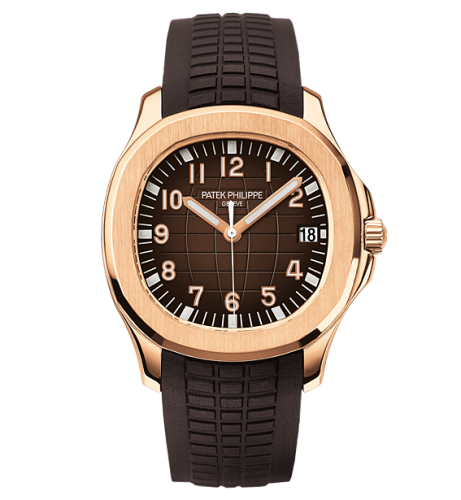 [5167R-001] Aquanaut 5167 Rose Gold / Brown
