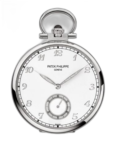 [992/164G] Pocket Watch Lepine White Gold / Place du Molard
