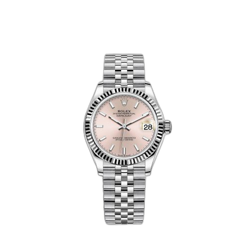 [278274-0014] Datejust 31 Stainless Steel Fluted / Jubilee / Pink