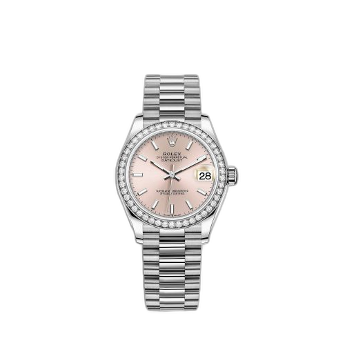 [278289rbr-0013] Datejust 31 White Gold Diamond / Pink