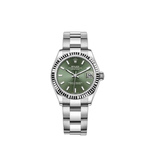 [278274-0017] Datejust 31 Stainless Steel Fluted / Oyster / Green