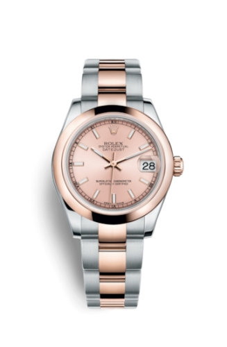 [178241-0001] Datejust 31 Rolesor Everose Domed / Oyster / Pink