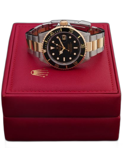 [16613 Black Superluminova] Submariner Date 16613 Black Superluminova