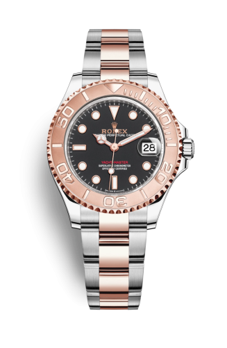 [268621-0004 (aka: m268621-0004)] Yacht-Master 37 Rolesor Everose / Black