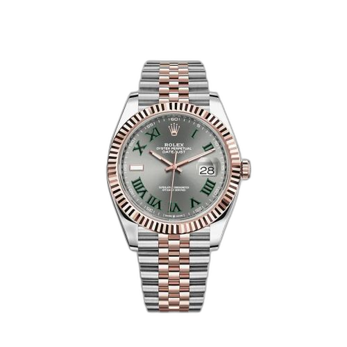 [126331-0016] Datejust 41 Rolesor Everose Fluted / Jubilee / Slate - Roman