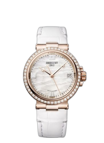 [9518BR/52/984/D000] Marine Dame 9518 Rose Gold - Diamond / MOP / Alligator