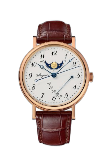 [7787BR/29/9V6] Classique 7787 Moonphase Rose Gold / Grand Feu Enamel