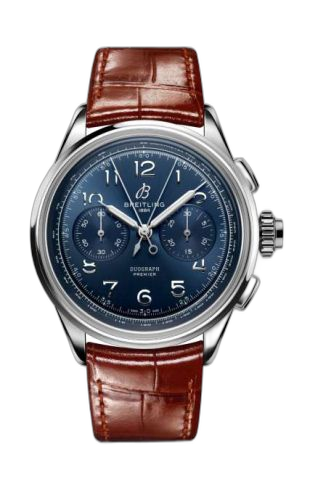 [AB1510171C1P1 (aka: AB1510171C1P1)] Premier Heritage B15 Duograph 42 Stainless Steel / Blue