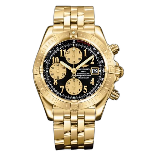 [K1335611/B723] Chronomat Evolution Yellow Gold / Black
