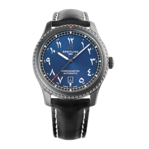 [M173154A1C1X2] Aviator 8 Automatic 41 Blacksteel / Middle East Limited Edition