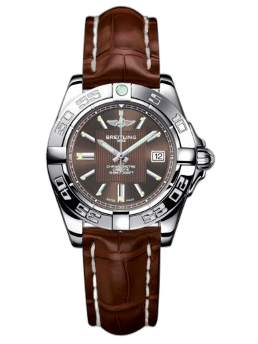 [A71356L2.Q579.778P] Galactic 32 Stainless Steel / Solar Bronze / Croco