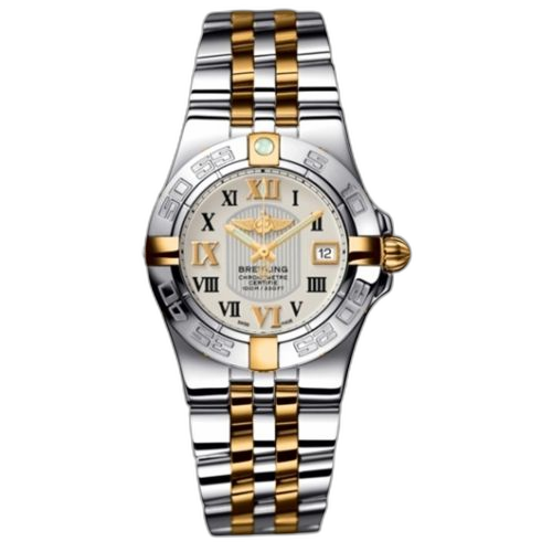 [B71340L2.G671.368D] Galactic 30 Two Tone Silver / Roman / Two Tone Bracelet