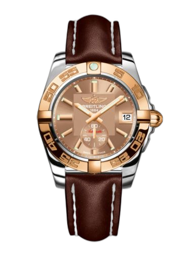 [C3733012/Q584/416X/A16BA.1] Galactic 36 Automatic Stainless Steel / Rose Gold / Copperhead Bronze / Calf