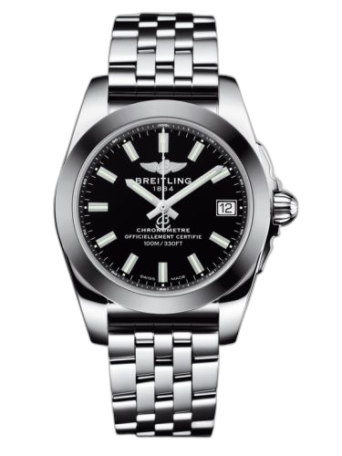 [W7433012.BE08.376A] Galactic 36 Stainless Steel / SleekT / Trophy Black / Bracelet