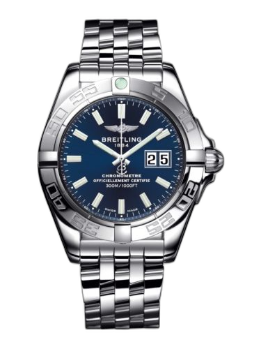 [A49350L2.C929.366A] Galactic 41 Stainless Steel / Horizon Blue / Bracelet