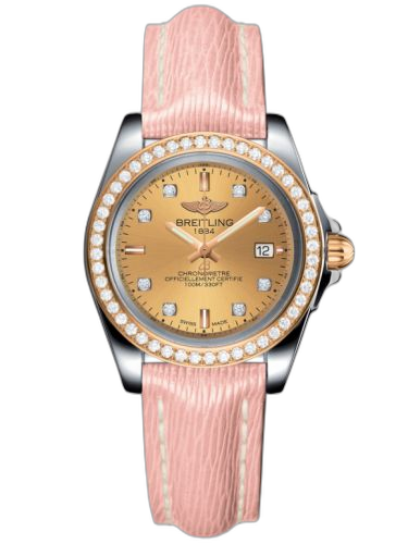 [C7133053/H550/238X/A14BA.1] Galactic 32 Sleek Edition Stainless Steel / Rose Gold / Diamond / Golden Sun Diamond / Sahara