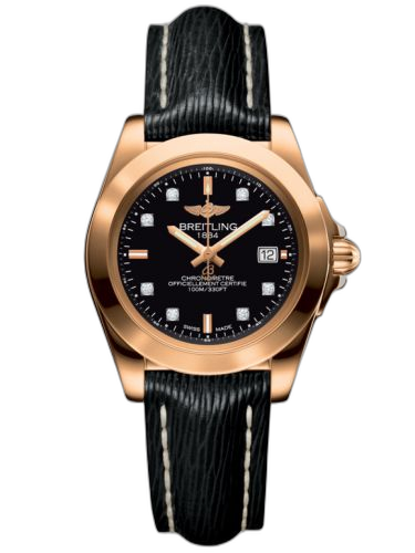 [H7133012.BF64.208X] Galactic 32 Sleek Edition Rose Gold / Trophy Black Diamond / Sahara