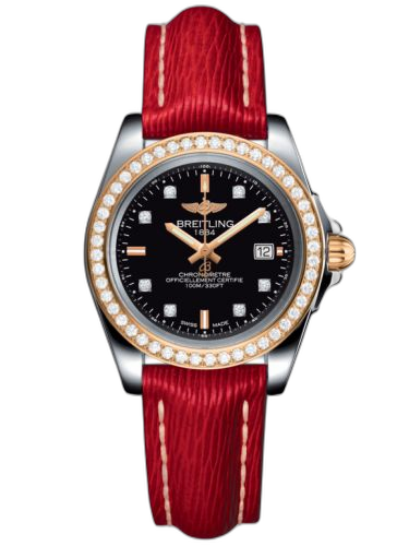 [C7133053/BF64/209X/A14BA.1] Galactic 32 Sleek Edition Stainless Steel / Rose Gold / Diamond / Trophy Black Diamond / Sahara