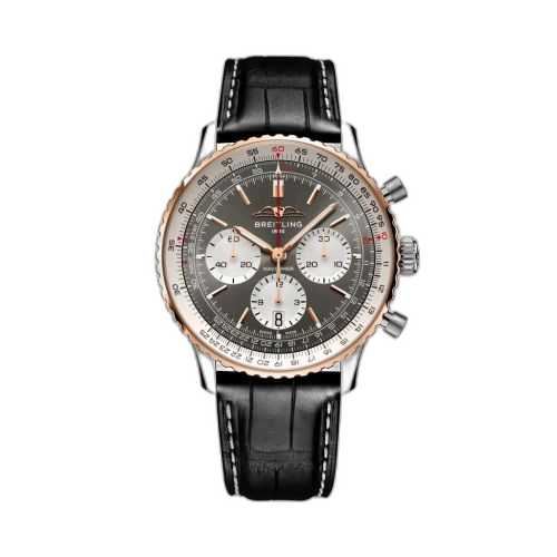 [UB01383A1M1P1] Navitimer B01 Chronograph 43 Stainless Steel - Red Gold / Geneva
