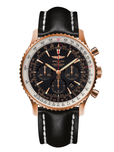 [RB0127E6/BF16/441X/R20BA.1] Navitimer 01 46 Red Gold / Black / Calf / Pin