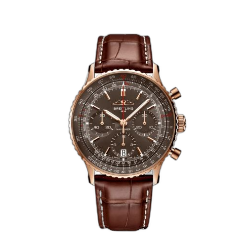 [RB01391A1Q1P1] Navitimer B01 Chronograph 41 Red Gold / Japan