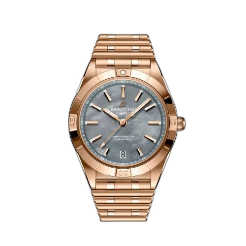 [R103801A1G1R1] Chronomat Automatic 36 Red Gold / Grey MOP / Rouleaux