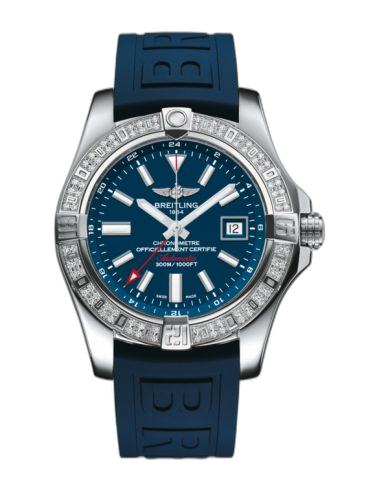 [A3239053.C872.158S] Avenger II GMT Stainless Steel / Diamond / Mariner Blue / Rubber