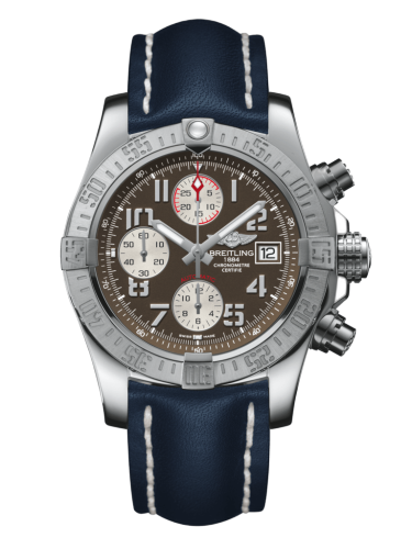 [A1338111/F564/112X/A20D.1] Avenger II Stainless Steel / Tungsten Gray / Calf / Folding
