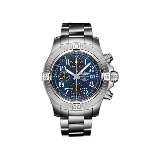 [A24315101C1A1] Avenger Chronograph GMT 45 Stainless Steel / Blue / Bracelet