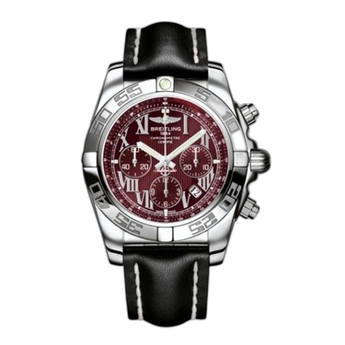 [AB011012.K522.435X] Chronomat 44 Stainless Steel / Mirage Red / Calf