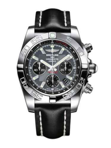 [AB011012.F546.435X] Chronomat 44 Stainless Steel / Blackeye Grey / Calf